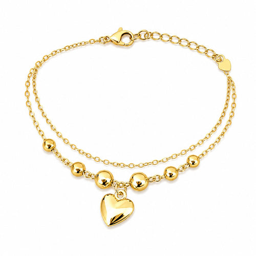 Pulseira dupla - Folheada