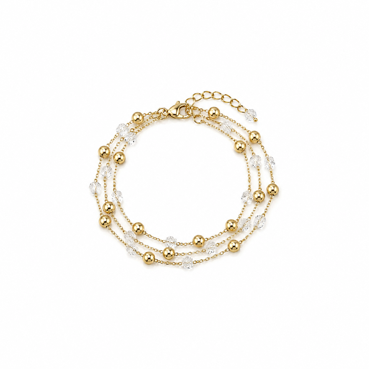 Pulseira Tripla - Semi jóia