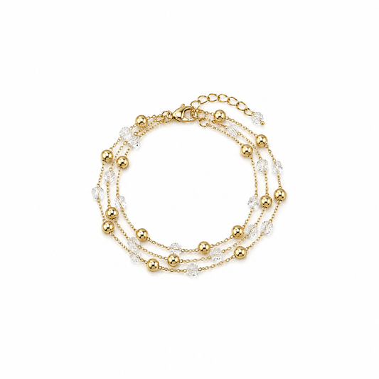 Pulseira Tripla - Semi jóia