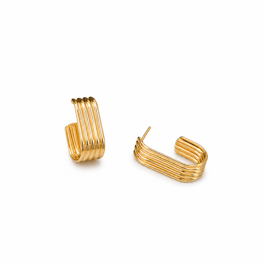 Argola - Folheada