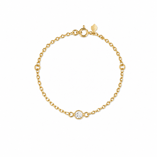 Pulseira Infantil - Folheada