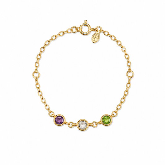 Pulseira Infantil - Folheada