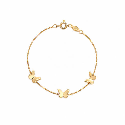 Pulseira Infantil - Folheada