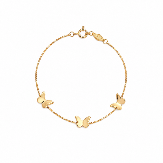 Pulseira Infantil - Folheada