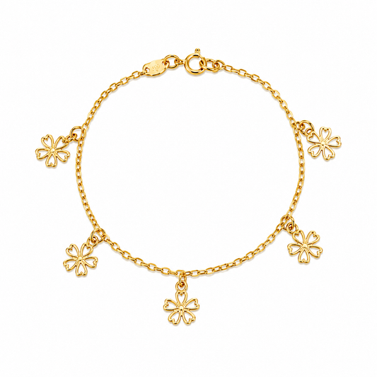 Pulseira Infantil - Folheada