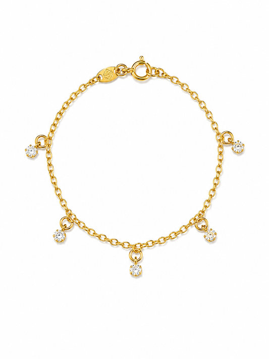 Pulseira Infantil - Folheada
